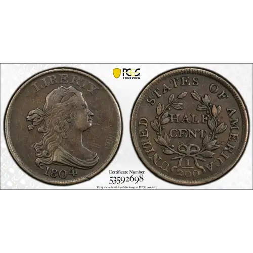 1804 1/2C Spiked Chin, BN (2)