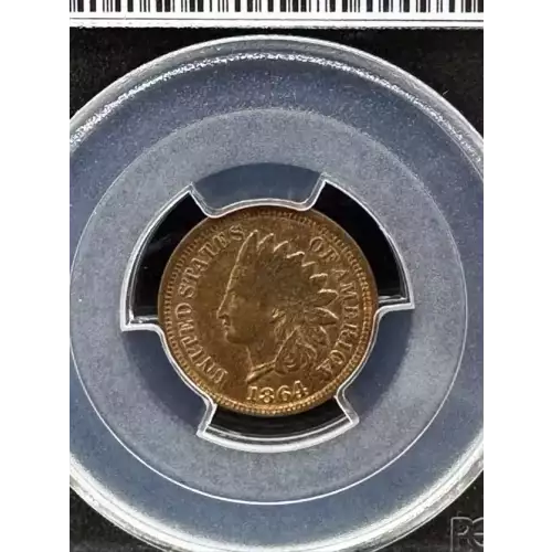 1864 1C Bronze, RB (2)