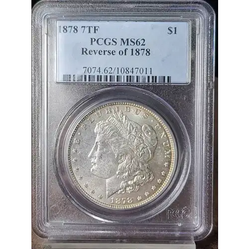 1878 7TF $1 Reverse of 1878
