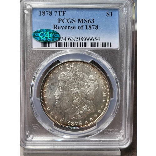 1878 7TF $1 Reverse of 1878 (3)