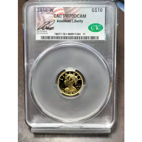 2018-W American Liberty G$10 DCAM (Proof)