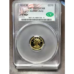 2018-W American Liberty G$10 DCAM (Proof)