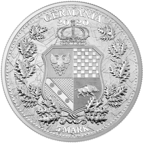 2020 1 oz Silver Allegories Germania and Italia