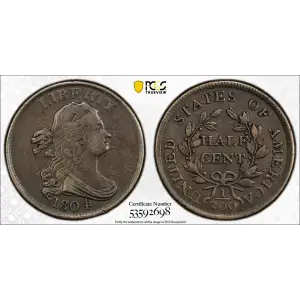 1804 1/2C Spiked Chin, BN (2)