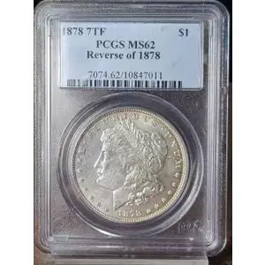 1878 7TF $1 Reverse of 1878